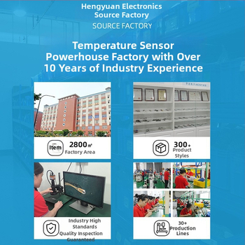 Termistorový senzor teploty s mosadzovou skrutkovou sondou, 50K 3950, HY-TB073-SM-2A-50K pre teplotu chladiacej vody motocykla