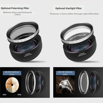 Makro objektív pre smartfón FST ST-M150m, 10× zväčšenie, pracovná vzdialenosť 30-120 mm, univerzálna kompatibilita