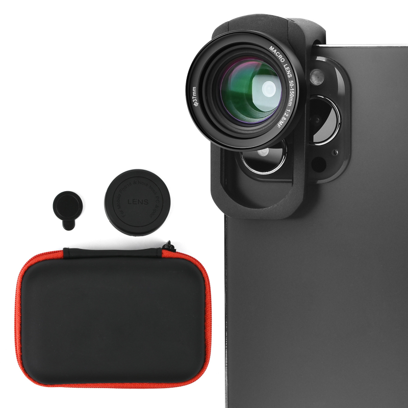 Makro objektív pre smartfón FST ST-M150m, 10× zväčšenie, pracovná vzdialenosť 30-120 mm, univerzálna kompatibilita