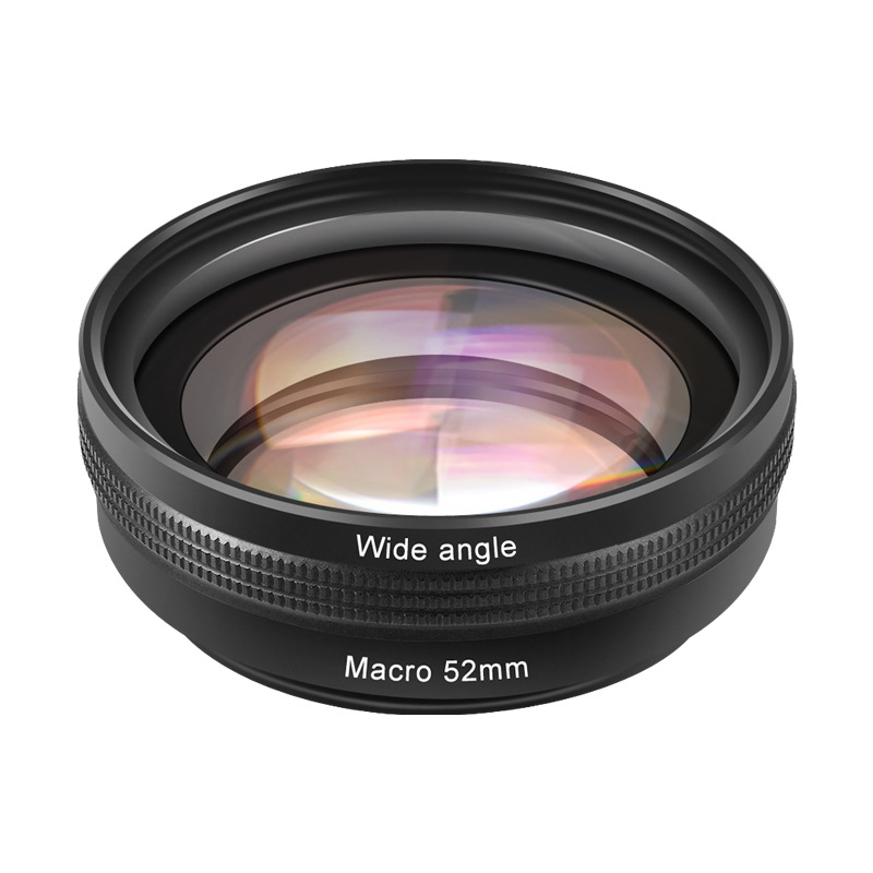 Obiectiv macro unghi larg, două în unu, pentru ZV-E10, model W1, distanță focală 18 mm, filtru 58 mm, diafragmă maximă f/1.8