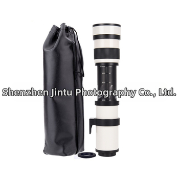 Telefoto zoom objektív 420-800mm, f/8.3–f/16, manuálne zaostrovanie, 67mm filtr priemer, 675g hmotnosť, najbližšie zaostrenie 1,5m, pre DSLR a bez zrkadlovky