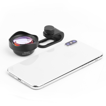 pholes 8195 Vanjski makro objektiv za pametni telefon, 75 mm, makro i teleobjektiv za fotografiranje insekata, cvijeća i nakita