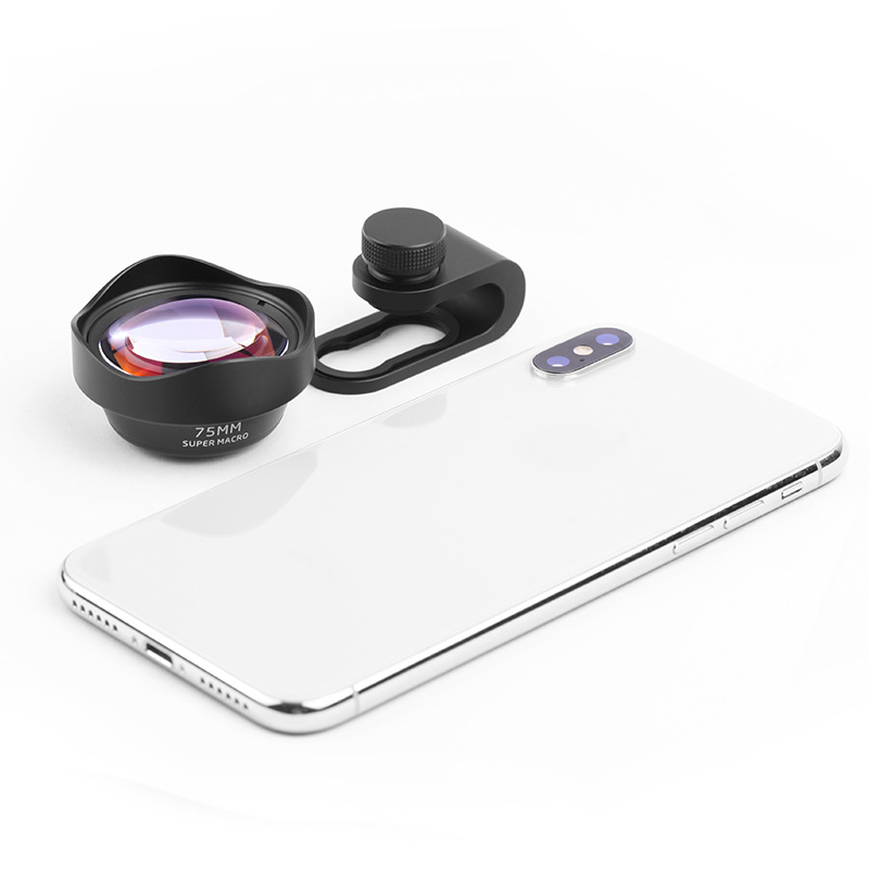 pholes 8195 Vanjski makro objektiv za pametni telefon, 75 mm, makro i teleobjektiv za fotografiranje insekata, cvijeća i nakita