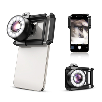 APEXEL APL-MS120 Μικροσκόπιο κινητού τηλεφώνου, 120x μεγέθυνση, HD φακός υψηλής ισχύος, συμβατό με τα περισσότερα smartphones