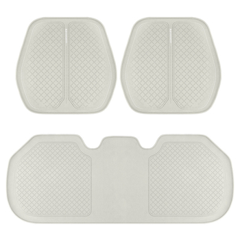 Set covoară șezut auto pentru toate anotimpurile, format din trei piese, țesătură antiderapantă din poliester și PET, respirabil vara, izolație termică iarna