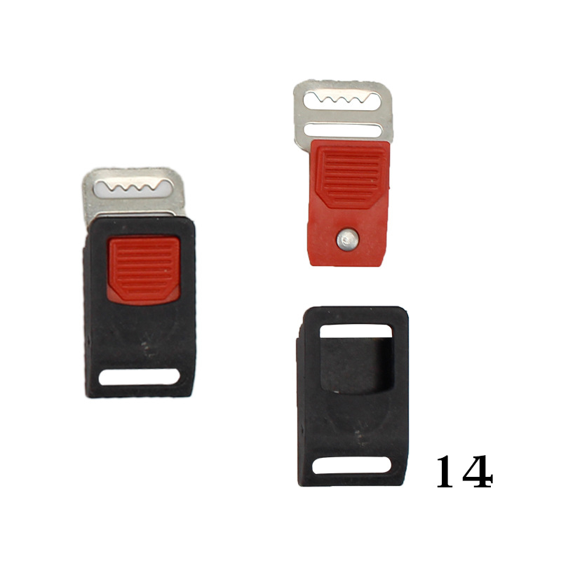 Cataramă universală pentru cască — siguranță, Voss, model Buckle, închidere cu D dublu