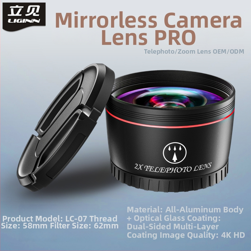 Telekonverzný objektív pre Sony bajonet – 2x, 72 mm filter, ohnisková vzdialenosť 18 mm, minimálna zaostrovacia vzdialenosť 1 m