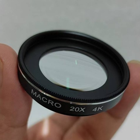 Demaxi Makro objektiv za mobitel, 20x povećanje, bliski snimak, zamućenje pozadine, univerzalna kompatibilnost