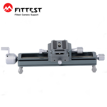 FITTEST Şină Macro PTZ pentru fotografiere pe birou, portabilă, cu alunecare fină