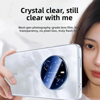 Protecție obiectiv cameră spate pentru Honor X70 – sticlă temperată, acoperire AR antireflexie, acoperire completă