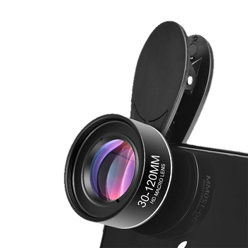 Ultra jasan makro objektiv za mobilni telefon, za nakit i dragulje, 30–120 mm telemakro zum, polariziran, zvjezdano osvjetljenje, univerzalno fotografiranje na mobitel