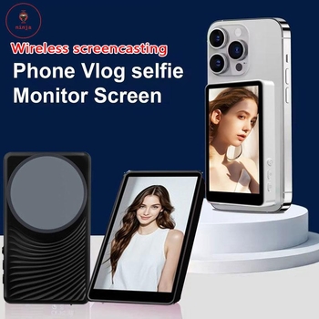 Bežično magnetsko uređaj za selfie zaslon s ogledalom i prijenosom uživo, model Y40E, kompatibilan s Apple i Android