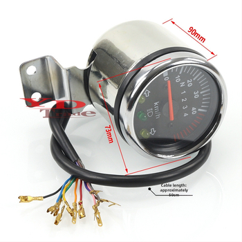 Instrument tablica za ATV/terenska vozila – odometar, brzinomjer, indikator prijenosa, indikator daljinskog/kratkog svjetla, indikator upravljanja (Brand YD, Model 110-160)