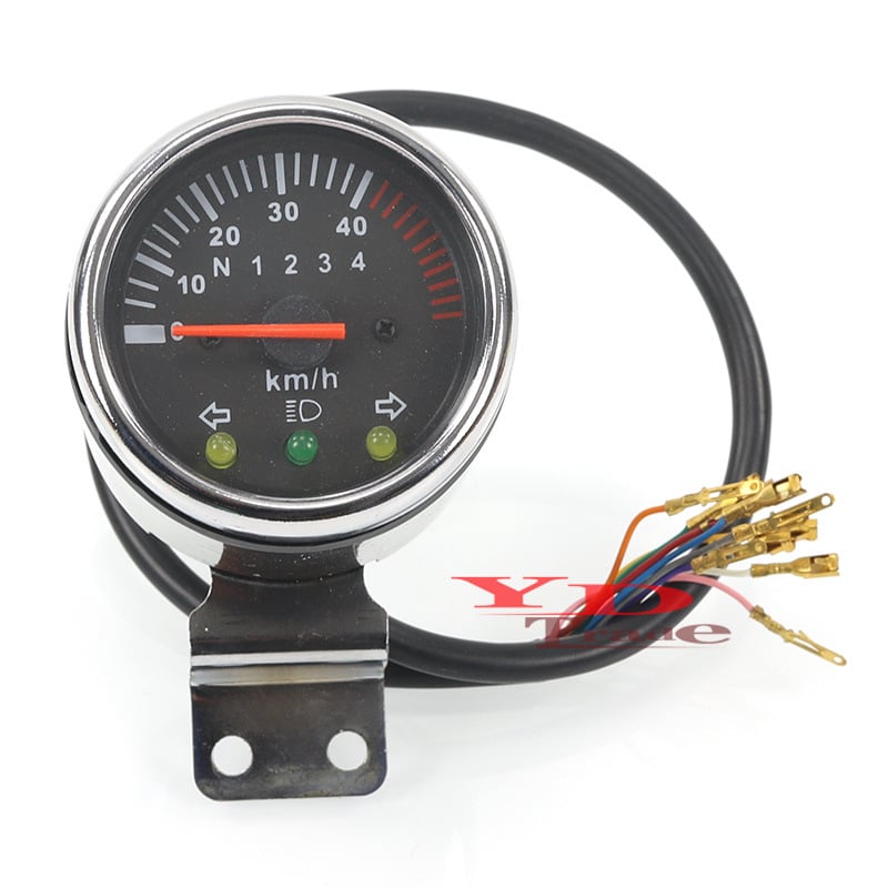 Instrument tablica za ATV/terenska vozila – odometar, brzinomjer, indikator prijenosa, indikator daljinskog/kratkog svjetla, indikator upravljanja (Brand YD, Model 110-160)