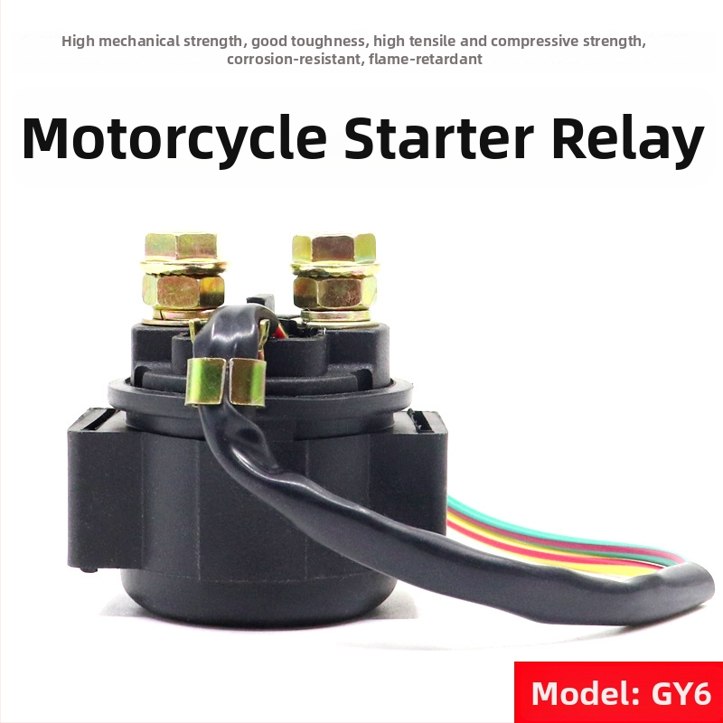 Počiatočné relé pre motocykel a skúter – 12V, Značka MD, Model M