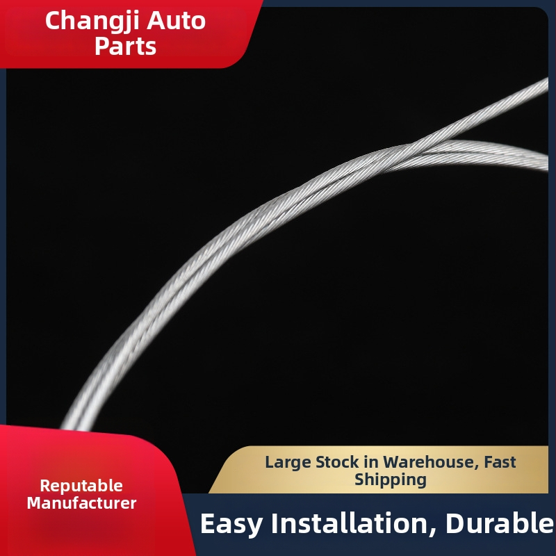 Deväťdielna súprava káblov na motocykel: brzdový kábel, spojkový kábel, plynový kábel, predný brzdový kábel, kábel tachometra