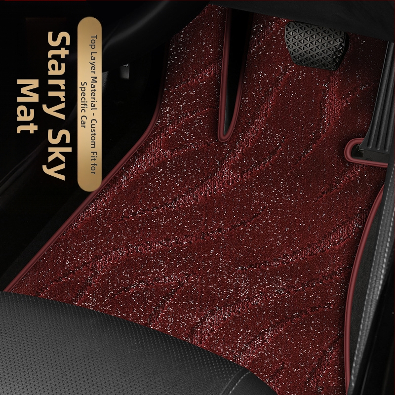 Automobilová podložka na podlahu — vodotesná, odolná voči opotrebeniu, semišový materiál, kožená podložka na nohu, pre špeciálne auto