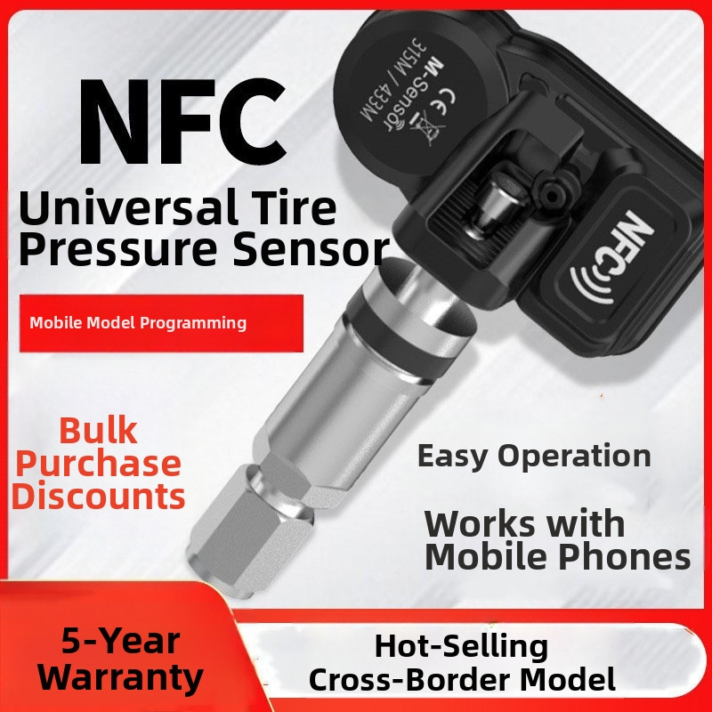 Programabilni senzor tlaka u gumama s NFC praćenjem putem pametnog telefona, Bluetooth TPMS, 0-9 BAR, model T20