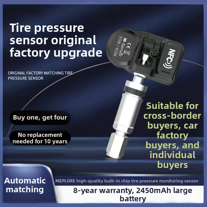 Programabilni senzor tlaka u gumama s NFC praćenjem putem pametnog telefona, Bluetooth TPMS, 0-9 BAR, model T20