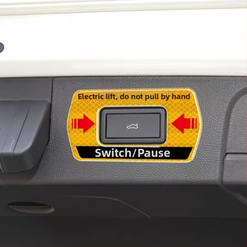 Nálepky s upozornením na zadné dvere pre VW Taos, reflexný vnútorný dekor, kompatibilné so 24 modelmi, značka Gana, CCD senzor