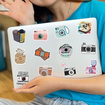 Stickere cu fotograf de tip desen animat – 50 buc., UU121, PVC, imprimare