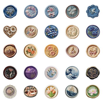 Autocolante PET – SLP231, Chen Shuo, adeziv, imprimare, stil retro