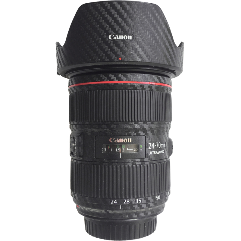 Προστατευτικό αυτοκόλλητο για φακό DSLR και τρίποδο με ταινία ανθρακονημάτων
