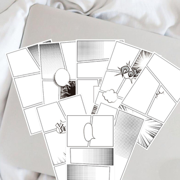 Set naljepnica za kućište telefona, 8 listova, trodimenzionalni efekt, crtani stil, PVC ljepilo, DIY