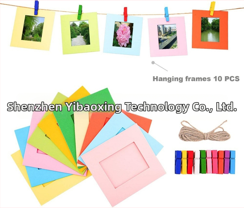 Polaroid Mini12/11/9/8 univerzálny set príslušenstva – 4 v 1: rám na fotografie, samolepky na fotografie, čistiaca handrička (2019)