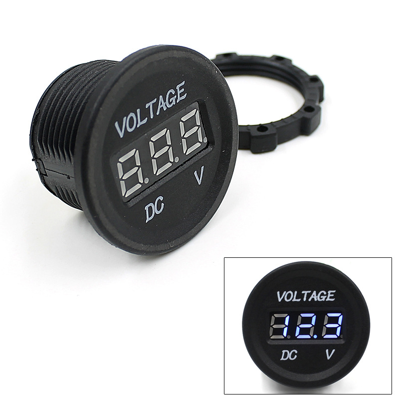 Automobilski voltmetar CS-016B, 0-30V, ABS kućište, digitalni zaslon, praćenje napona u realnom vremenu