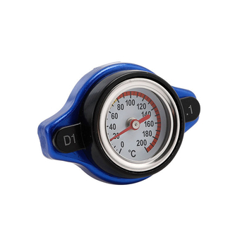 Poklop spremnika vode sa mjeračem temperature i tlaka, univerzalni automobilistički dodatak, kompatibilan s navojima 0.9/1.1/1.3