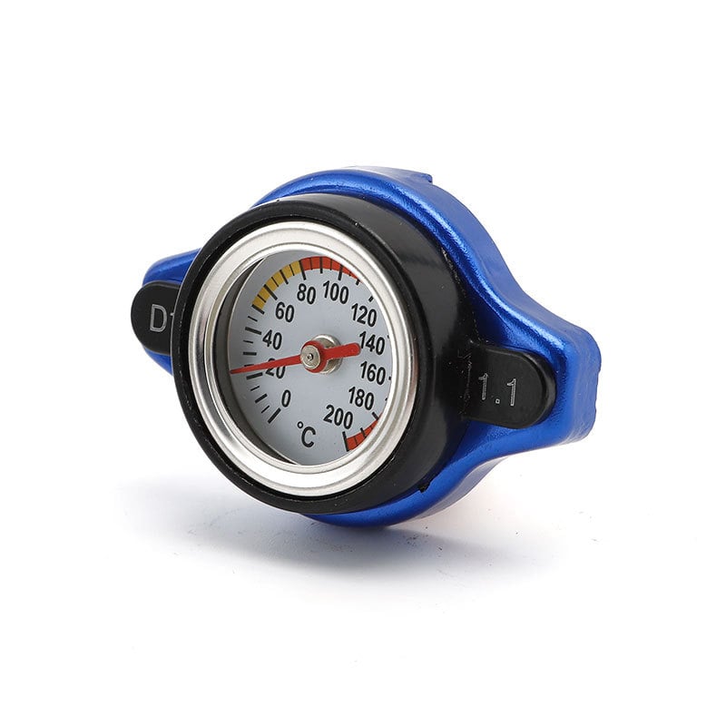 Poklop spremnika vode sa mjeračem temperature i tlaka, univerzalni automobilistički dodatak, kompatibilan s navojima 0.9/1.1/1.3