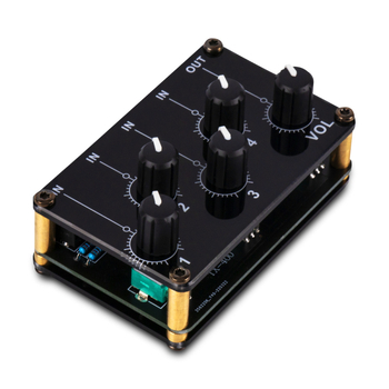 LARRIVEE Mixer stereo pasiv multifuncțional pentru microfoane și instrumente muzicale