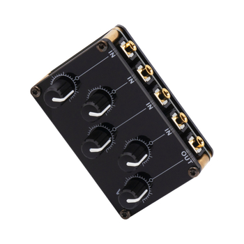 LARRIVEE Mixer stereo pasiv multifuncțional pentru microfoane și instrumente muzicale