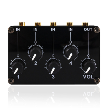 LARRIVEE Mixer stereo pasiv multifuncțional pentru microfoane și instrumente muzicale