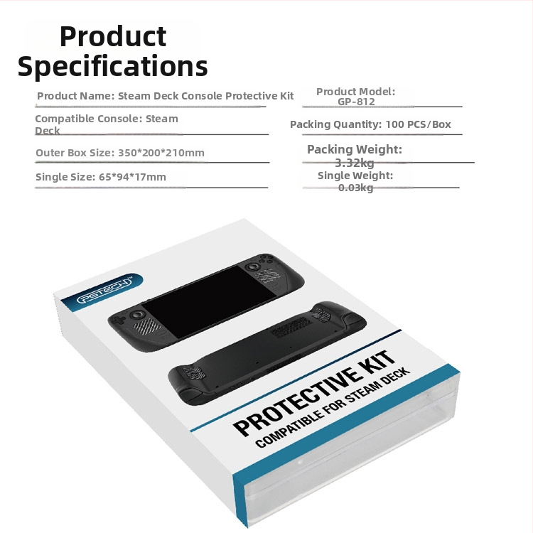 SteamDeck OLED ochranný set: prachové zátky, nálepky na tlačidlá a dotykový touchpad, silikónové krytky joystickov (Kompatibilita: SteamDeck OLED/SteamDeck; Typ: ochranný set proti prachu; Hmotnosť: 27 g; Verzia: Jednoduchá verzia)