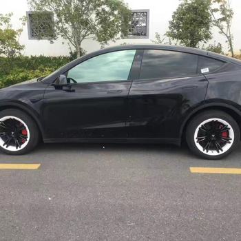 Fuhe ABS Καλύμματα κέντρων τροχών με πλήρη κάλυψη για Tesla Model 3/Y