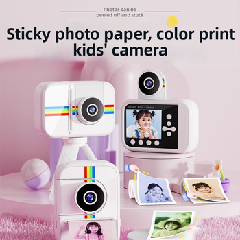 Polaroid štýlová detská kamera K23 – okamžitý tlač, 2,4" LCD, TF karta, nahrávanie videa, výdrž batérie 5-6 hodín