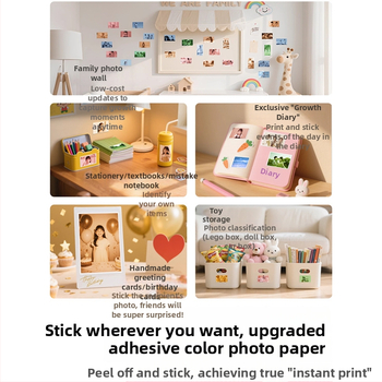 Polaroid štýlová detská kamera K23 – okamžitý tlač, 2,4" LCD, TF karta, nahrávanie videa, výdrž batérie 5-6 hodín
