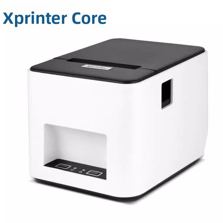Termálny tlačiareň štítkov s čiarovým kódom, USB, šírka štítku 78 mm, rýchlosť tlače 101 mm/s, 300 DPI, značky Xprinter