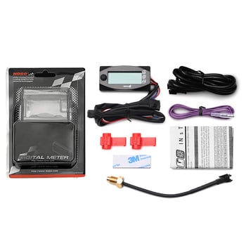 Indicator universal de temperatură a apei pentru motocicletă Koso 4 în 1, ecran LCD, 0–250°C, model ko-4 in 1