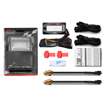 Koso KO-4 în 1 instrument LCD pentru motocicletă: temperatura apei, temperatura uleiului, tensiune, timp; 0–250°C