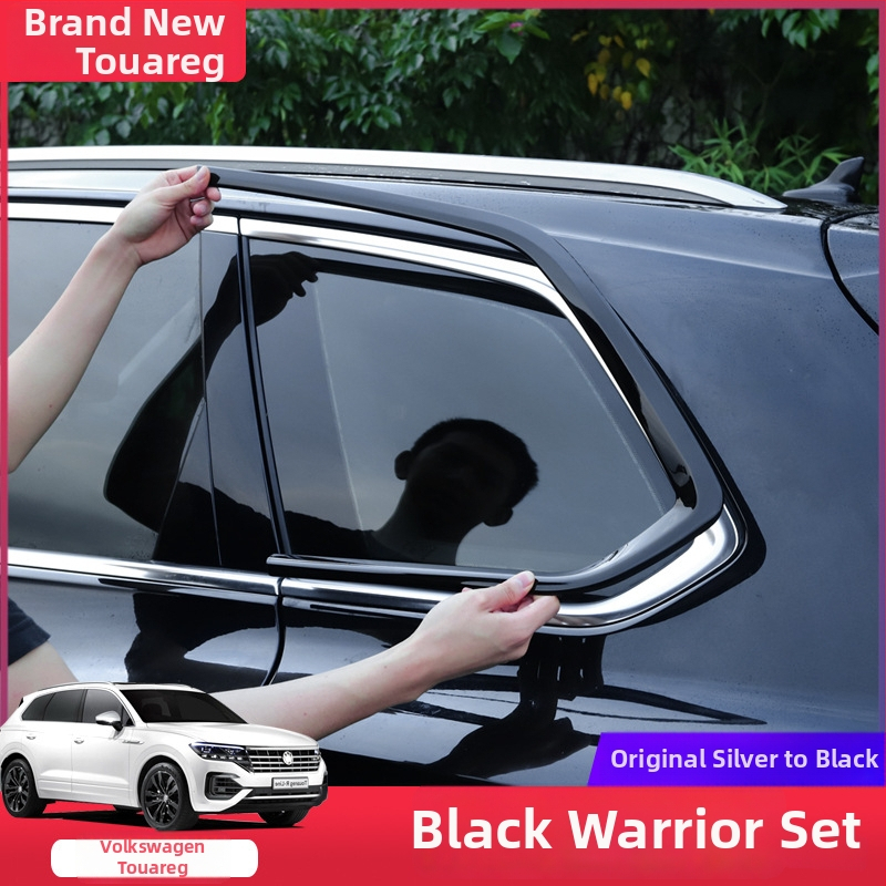 Touareg 2019-2021 Sada ozdobných líšt okien a prednej mriežky – nerezová oceľ – Broadfield