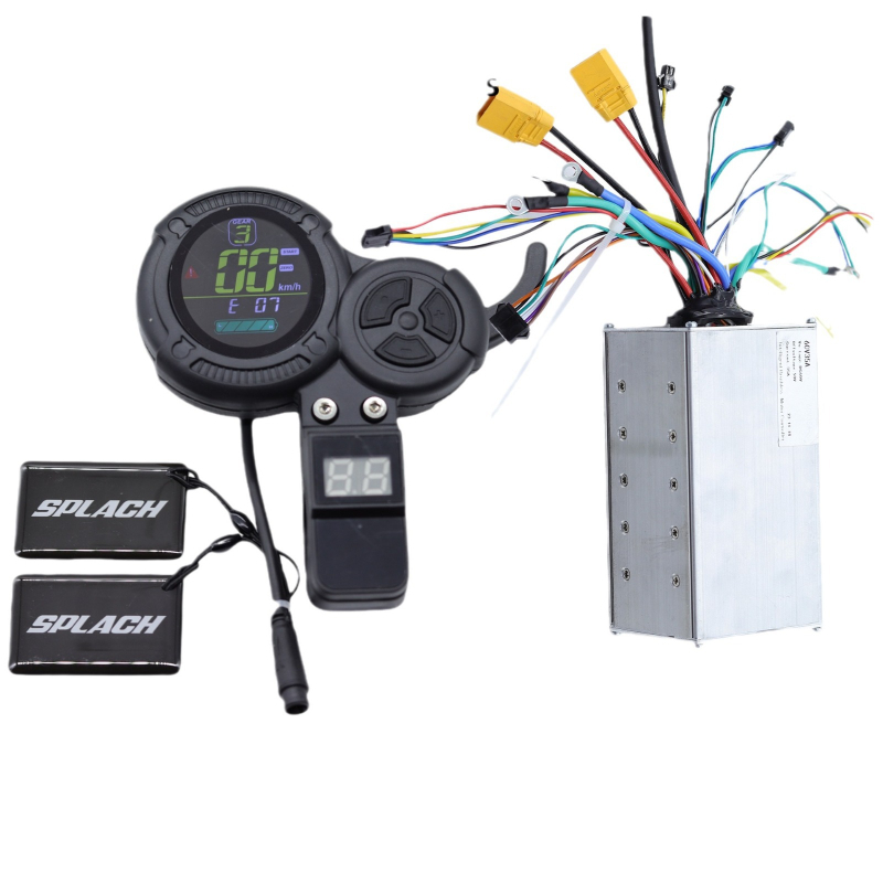 6-pinski instrument za upravljanje gasom za električne skutere i električne motocikle; elektronička konstrukcija; ulazno napajanje 60-72V; radno napajanje 36V.