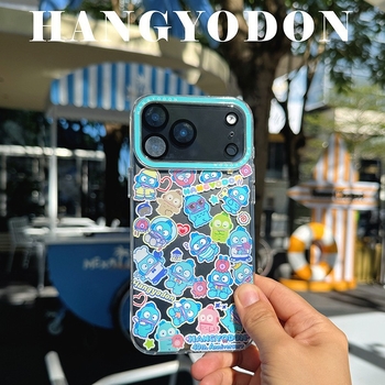 Θήκη iPhone 17 Pro, καρτούν στυλ, TPU, διπλό στρώμα προστασίας, αντίσταση σε πτώσεις και αντίδακτυλικά αποτυπώματα