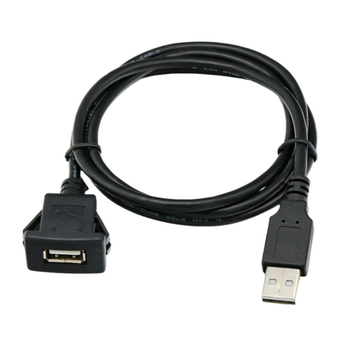 USB produžni kabel muški–ženski, kvadratno ABS kućište, 1 m, bakreni vodič, model UBFS30100, za nadzornu ploču