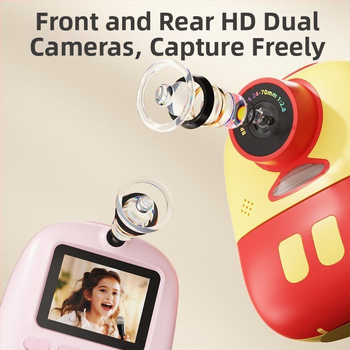 Detská okamžitá kamera D10 mini s 2,0-palcovým LCD displejom, 9600w pixelov, ukladanie na TF kartu