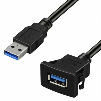 USB adapter linija za automobilni panel, vodootporna, USB sučelje, priključak vozila, montaža na ploču, bakar bez kisika