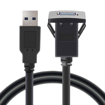 USB adapter linija za automobilni panel, vodootporna, USB sučelje, priključak vozila, montaža na ploču, bakar bez kisika