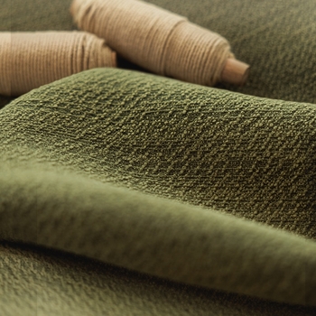Zavjese u francuskom stilu s crnim rubom od chenille pamuk-linen u vintage zelenoj boji, za dnevni boravak i spavaću sobu, zatemnjujuće